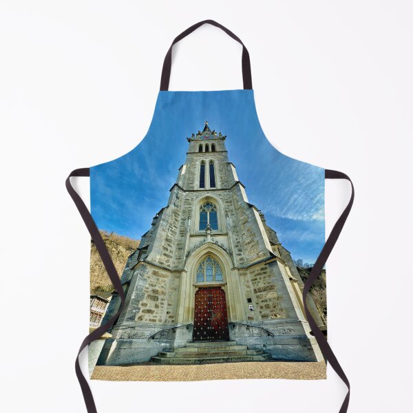 Item preview, St. Florin Cathedral in Vaduz – Timeless architecture in the heart of Liechtenstein designed and sold by beatbieri.ch.