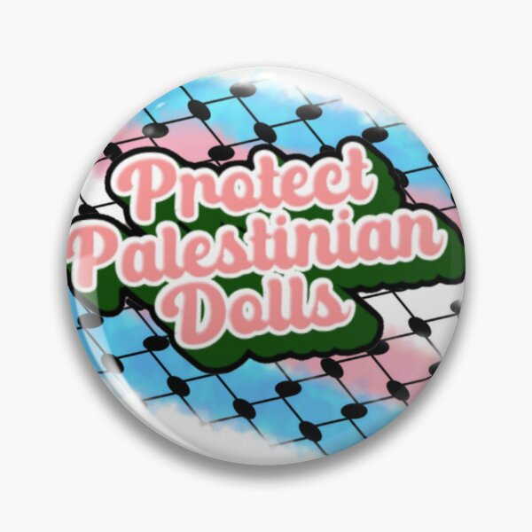 Item preview, Protect Palestinian Dolls Trans Pride WordArt designed and sold by feardeargcrafts.