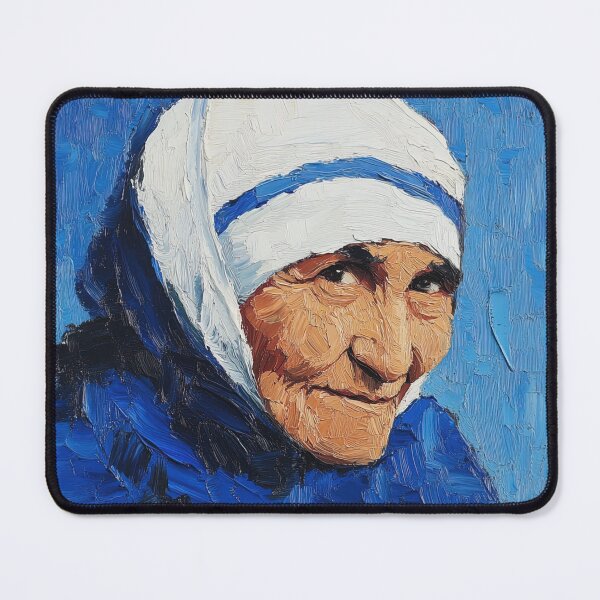 Item preview, Mother Teresa | Post-impressionist painting style designed and sold by ComicsFactory.