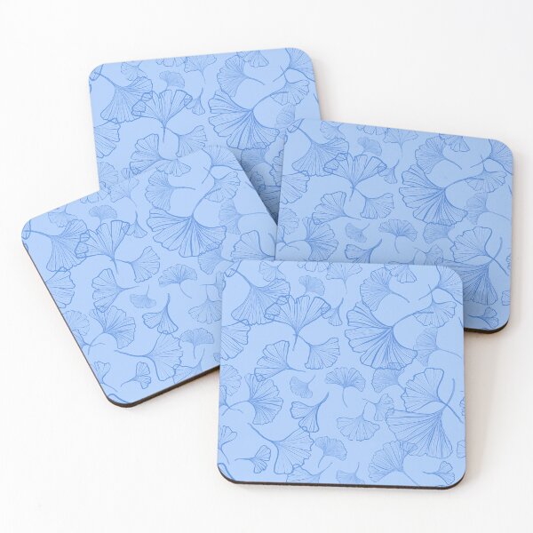 Item preview, Ginkgo-Blue on Blue designed and sold by lisanganart.