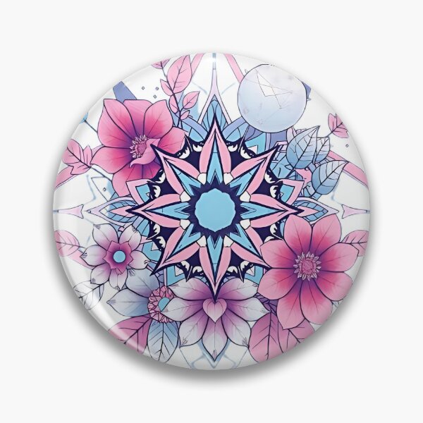 Item preview, "Floral Mandala Art Print | Boho Wall Decor for Mindfulness & Meditation | Intricate Botanical Design" designed and sold by teesprinkle.
