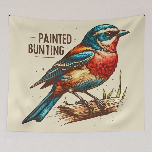 Item preview, Painted Bunting 5 designed and sold by theAVIARY7.