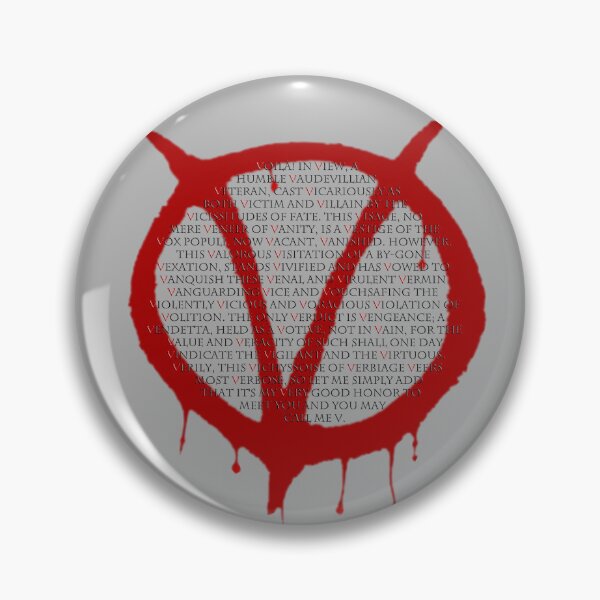 Item preview, V for Vendetta designed and sold by Ejpokst.