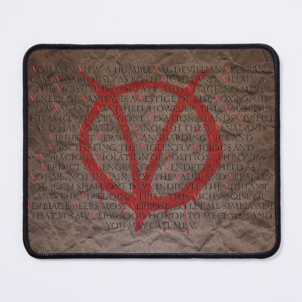 Item preview, V for Vendetta designed and sold by Ejpokst.