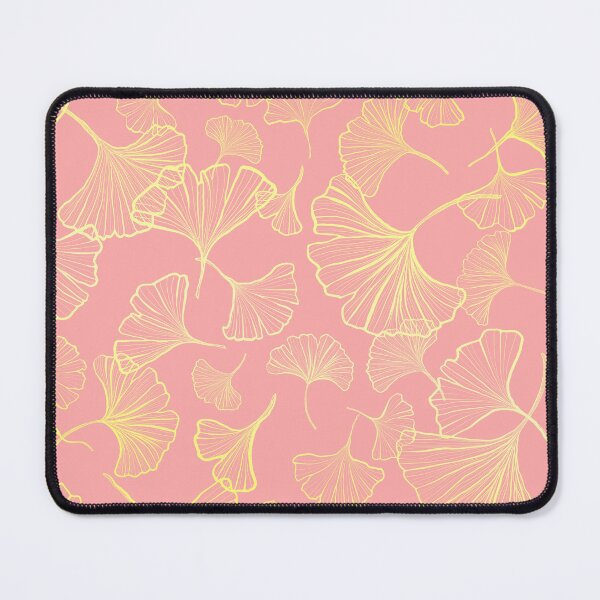 Item preview, Ginkgo-Yellow on Pink designed and sold by lisanganart.