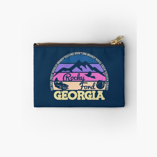 Item preview, Rocky Ford Georgia Sunset Retro Vintage Local Pride Logo designed and sold by CRHPOD20.