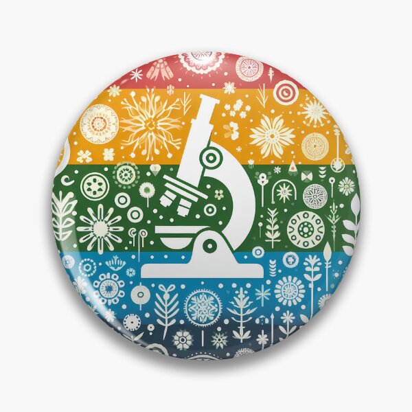 Item preview, Scandinavian Folk Art Colourful Microscope and Folk Patterns by heidiannemorris © designed and sold by FOLK ART FUSION by heidiannemorris.