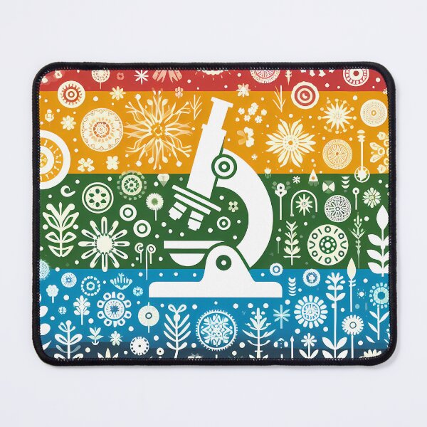 Item preview, Scandinavian Folk Art Colourful Microscope and Folk Patterns by heidiannemorris © designed and sold by FOLK ART FUSION by heidiannemorris.