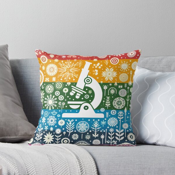 Item preview, Scandinavian Folk Art Colourful Microscope and Folk Patterns by heidiannemorris © designed and sold by FOLK ART FUSION by heidiannemorris.