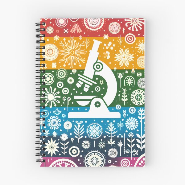 Item preview, Scandinavian Folk Art Colourful Microscope and Folk Patterns by heidiannemorris © designed and sold by FOLK ART FUSION by heidiannemorris.