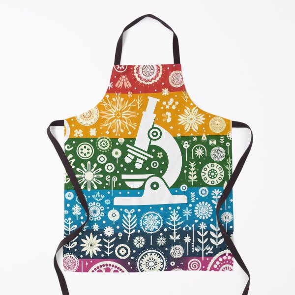 Item preview, Scandinavian Folk Art Colourful Microscope and Folk Patterns by heidiannemorris © designed and sold by FOLK ART FUSION by heidiannemorris.