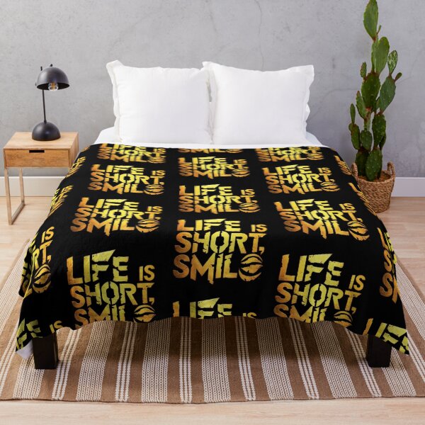 Item preview, Life is Short, Smile 27 designed and sold by Zeir Shop.