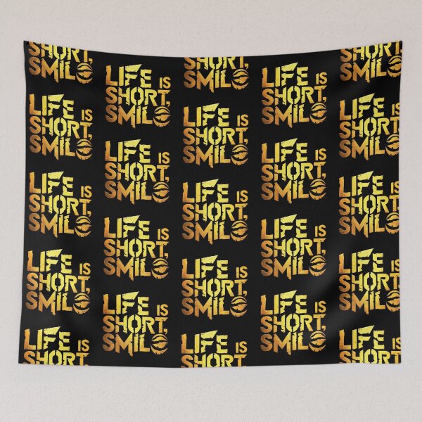 Item preview, Life is Short, Smile 27 designed and sold by Zeir Shop.