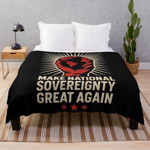 Item preview, Make National Sovereignty Great Again – Bold Patriotic Propaganda Style Design designed and sold by Victor Shadehorn.