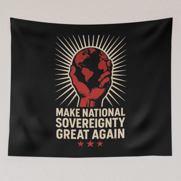 Item preview, Make National Sovereignty Great Again – Bold Patriotic Propaganda Style Design designed and sold by Victor Shadehorn.