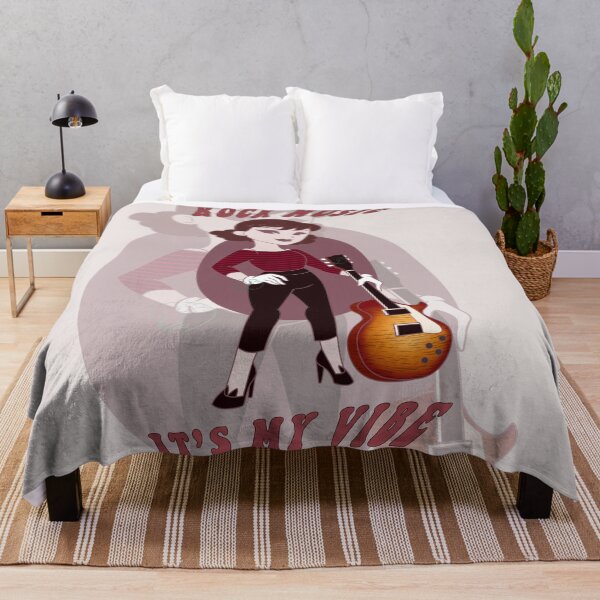 Item preview, Old Cartoon Style pin up - Rock Vibe designed and sold by Juditangelo.