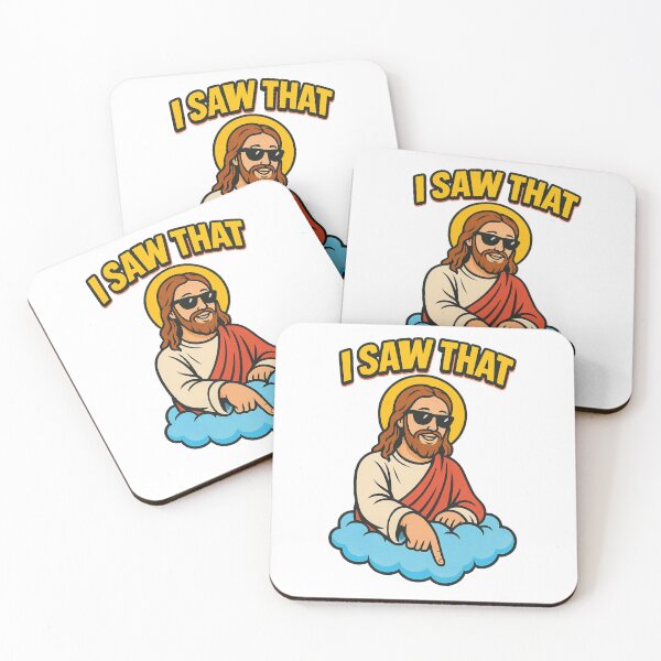 Item preview, Funny Cartoon Jesus Meme – Jesus I Saw That Design designed and sold by Rushurban.