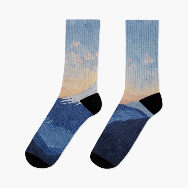 Item preview, Mount Fuji | Post-impressionist painting style designed and sold by ComicsFactory.