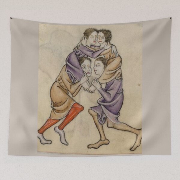 Item preview, "Love of Dwarves in the Heights", medieval painting, 8th century AD designed and sold by PatronesKawai.