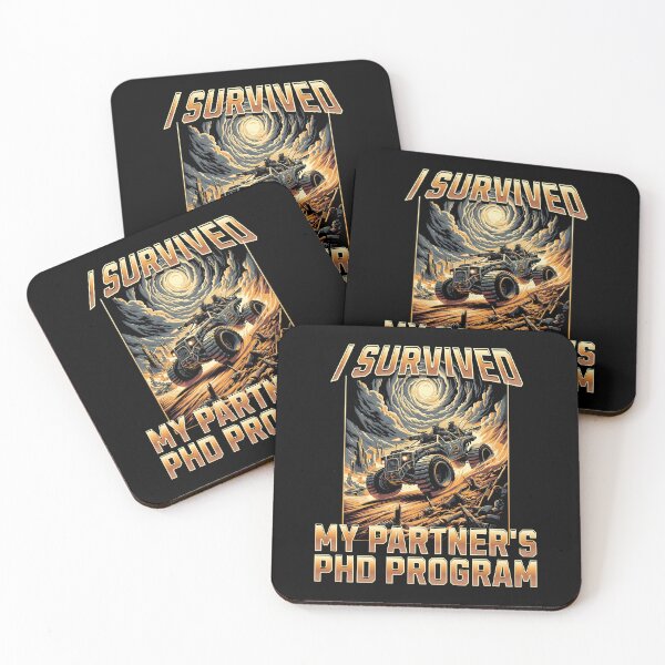 Item preview, I Survived My Partner's PhD Program | Partner PhD Graduation | Spouse PhD Graduation | Wife PhD Graduation | Wife Doctorate | Non Binary PhD designed and sold by jadedscientist.