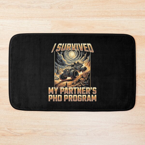Item preview, I Survived My Partner's PhD Program | Partner PhD Graduation | Spouse PhD Graduation | Wife PhD Graduation | Wife Doctorate | Non Binary PhD designed and sold by jadedscientist.