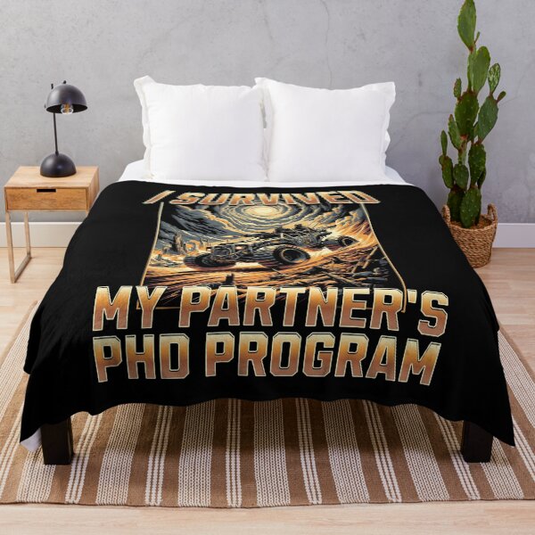Item preview, I Survived My Partner's PhD Program | Partner PhD Graduation | Spouse PhD Graduation | Wife PhD Graduation | Wife Doctorate | Non Binary PhD designed and sold by jadedscientist.