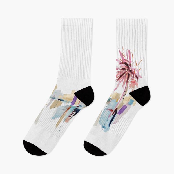 Item preview, Malibu Abstract Palm City Scape designed and sold by KJWoodhouse.