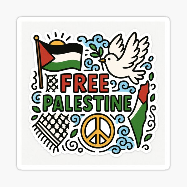 Item preview, Free Palestine  designed and sold by P.L.U.T.O.