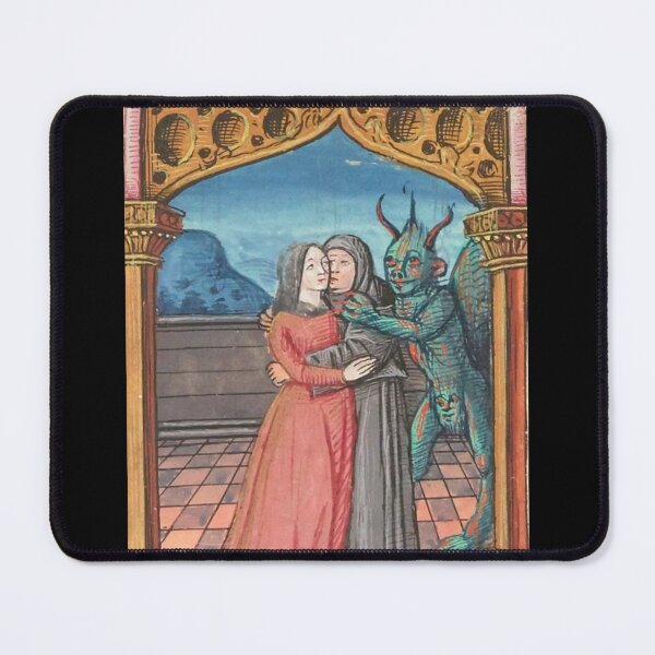 Item preview, "When a threesome comes up and you can't say NO", medieval painting, 5th century AD designed and sold by PatronesKawai.