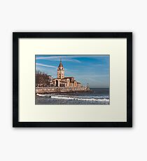 View of Gijon Asturias the Northern Spain Framed Print