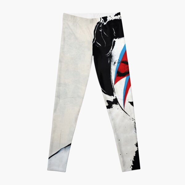 Banksy UK England Queen Elisabeth rockband face makeup Leggings