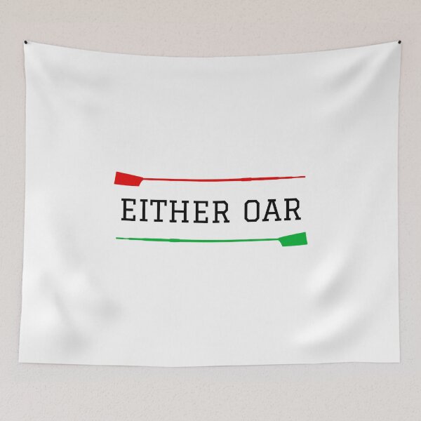 Item preview, Either Oar Funny Rowing designed and sold by StrokeOfGeniusR.