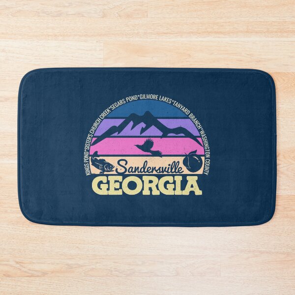 Item preview, Sandersville Georgia Sunset Retro Vintage Local Pride Logo designed and sold by CRHPOD20.