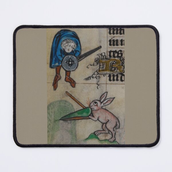 Item preview, "The Hunchback and the Cyclops Rabbit", medieval painting, 5th century AD designed and sold by PatronesKawai.
