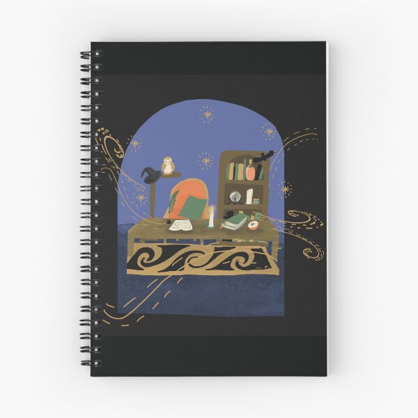 Item preview, Magical Study Scene – Cozy Witchcore Desk with Books, Candle & Spellcraft designed and sold by Warm Whimsy Designs.