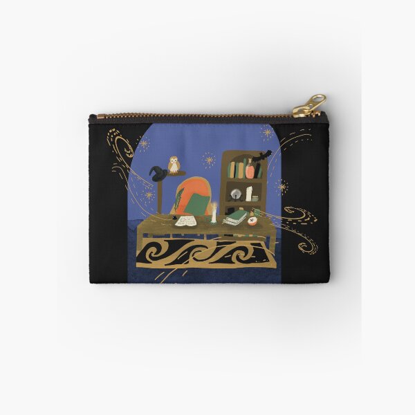 Item preview, Magical Study Scene – Cozy Witchcore Desk with Books, Candle & Spellcraft designed and sold by Warm Whimsy Designs.