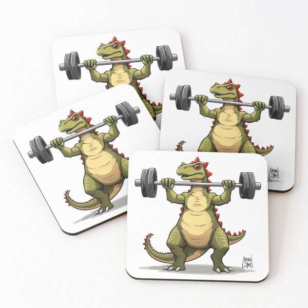 Item preview, Gym Lizard King | Dino Powerlifting Mode designed and sold by NovaProArt.