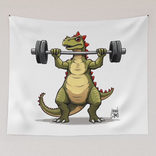 Item preview, Gym Lizard King | Dino Powerlifting Mode designed and sold by NovaProArt.