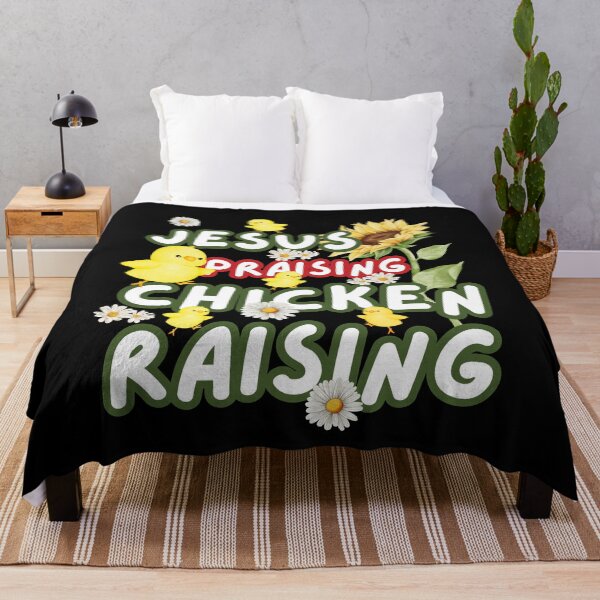 Item preview, Sunflower Jesus Praising Chicken Raising Chicken Lover designed and sold by Zayavca.