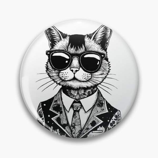 Artikelvorschau, Die Katze mit Flair entworfen und verkauft von MandarinaStudio.
