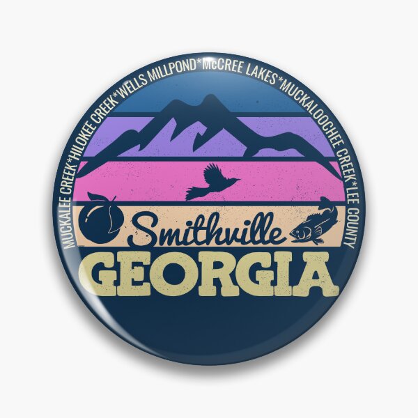 Item preview, Smithville Georgia Sunset Retro Vintage Local Pride Logo designed and sold by CRHPOD20.