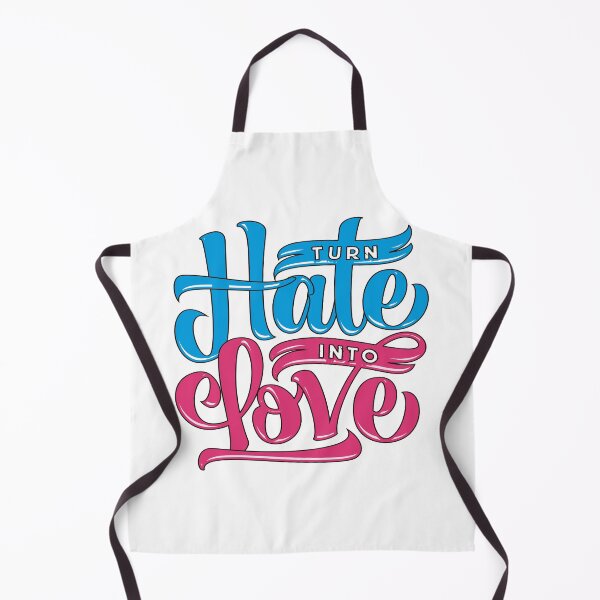 Item preview, Turn Hate Into Love Quote – Positive Vibes Typography for Spreading Kindness and Love designed and sold by StickerAndLove.