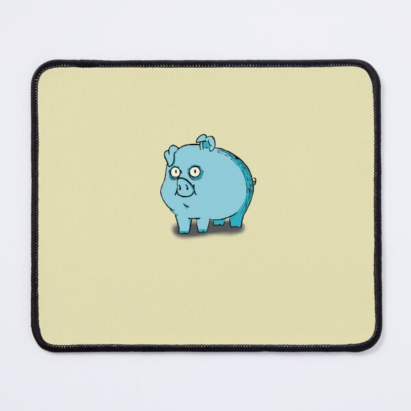 Item preview, A burtonesque blue piglet designed and sold by Riot-Lola.