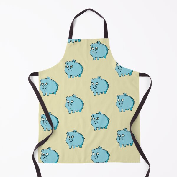 Item preview, A burtonesque blue piglet designed and sold by Riot-Lola.