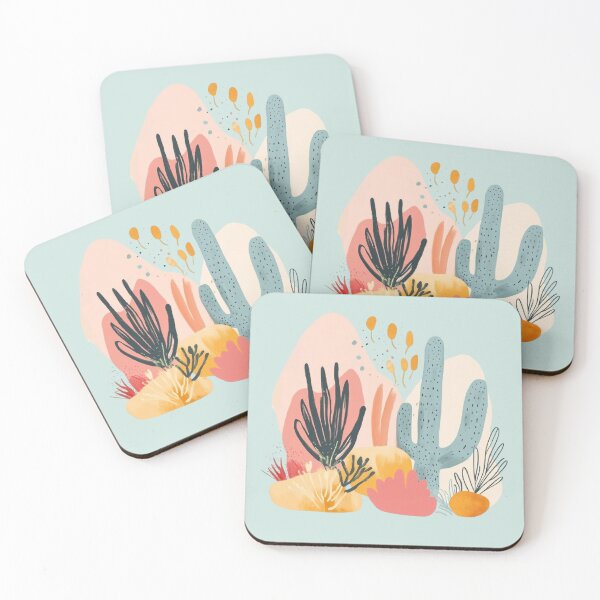 Item preview, Abstract Desert Landscape Art | Soft Pastel Hues & Minimalist Nature Design designed and sold by Dream Circuit .
