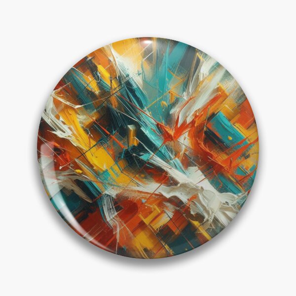 Item preview, Minimalist Acrylic Art in 3 Bold Colors #3 – Modern Abstract Design for Clothing, Home Decor & Accessories designed and sold by knalpot-design.