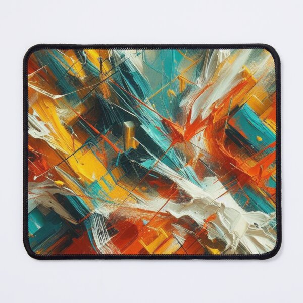 Item preview, Minimalist Acrylic Art in 3 Bold Colors #3 – Modern Abstract Design for Clothing, Home Decor & Accessories designed and sold by knalpot-design.