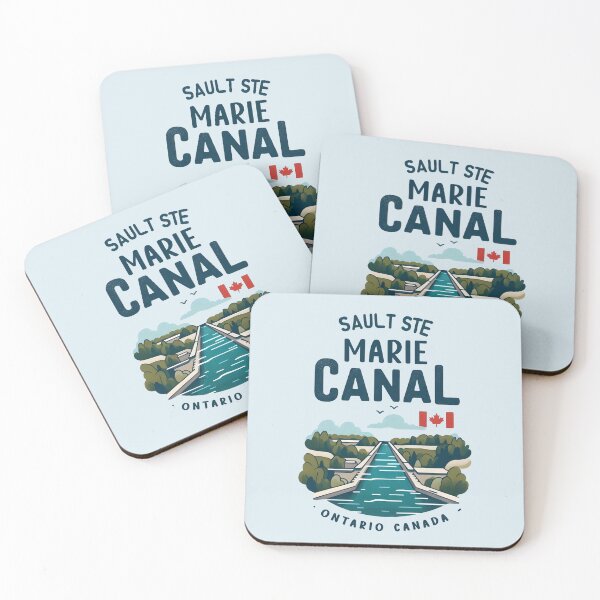 Item preview, Sault Ste Marie Canal  designed and sold by HowToCanadian.
