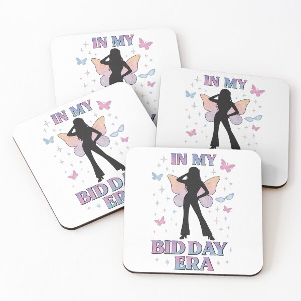 Item preview, In My Bid Day Era – Butterfly Sorority Girl Sticker designed and sold by summer-loving.