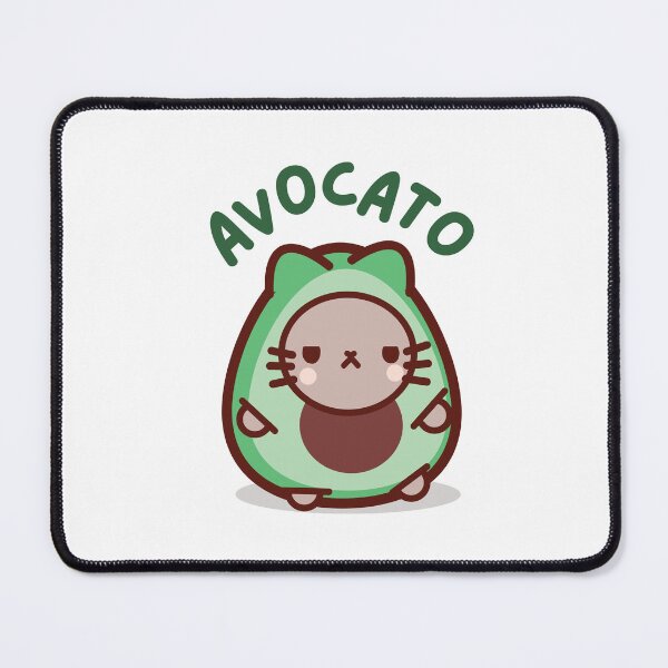 Item preview, Cute Cat Avocado Kawaii Design designed and sold by UnwindMoon.